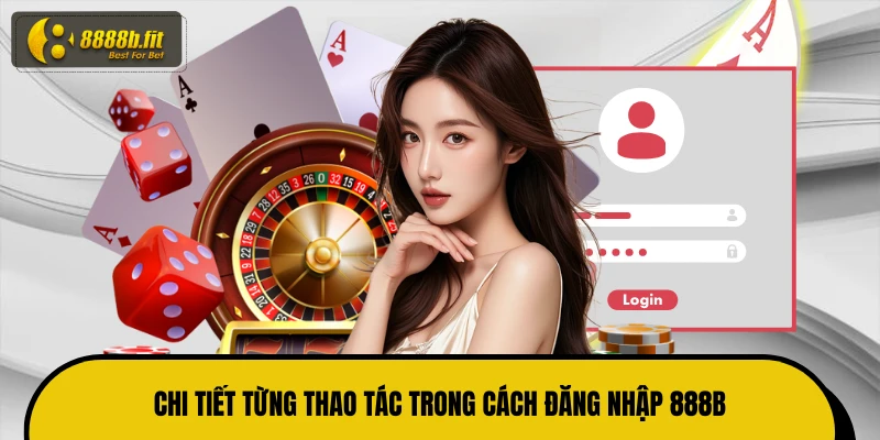 Chi tiết từng thao tác trong cách đăng nhập 888B 